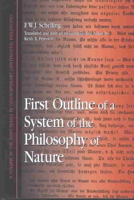 Produktbild: First Outline of a System of the Philosophy of Nature
