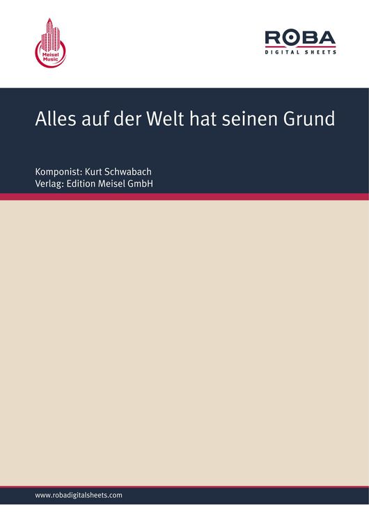 Produktbild: Alles auf der Welt hat seinen Grund