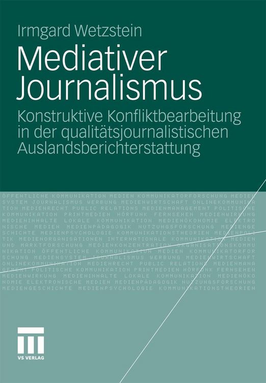 Produktbild: Mediativer Journalismus