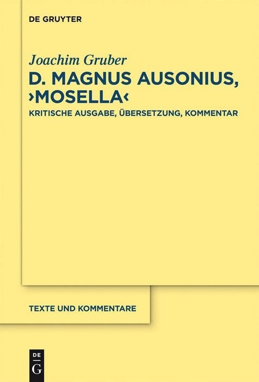 Produktbild: D. Magnus Ausonius, "Mosella"