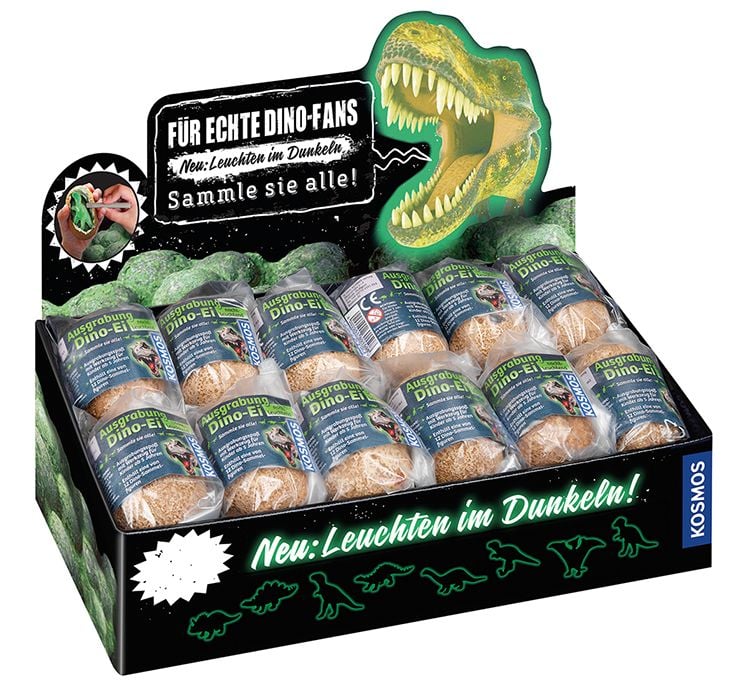 Produktbild: Nachtleuchtende Dinos (24 Ex. im Display)