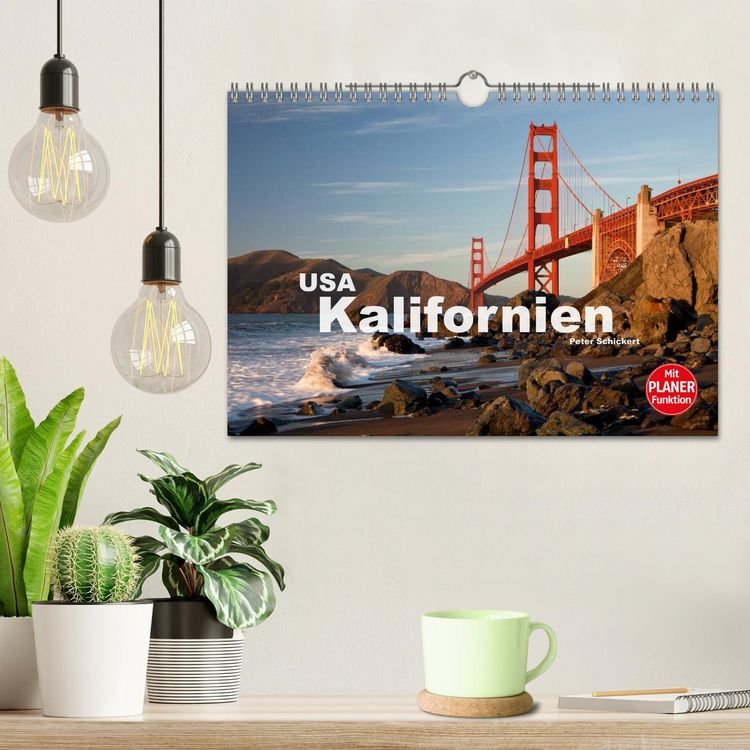 Produktbild: Kalifornien USA (Wandkalender 2026 DIN A4 quer), CALVENDO Monatskalender