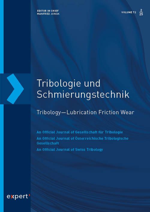 Produktbild: Tribologie und Schmierungstechnik 72, 2 (2025)