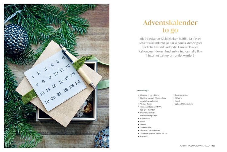 Produktbild: Kreative Vorfreude: Adventskalender und Kr&auml;nze f&uuml;r eine besinnliche Weihnachtszeit