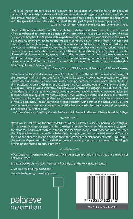 Produktbild: Encountering the Nigerian State