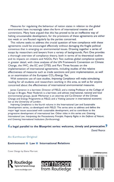 Produktbild: Improving Compliance with International Environmental Law
