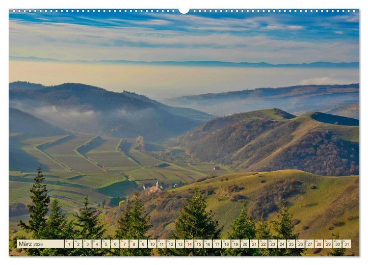 Produktbild: Landkreis Emmendingen - Streifz&uuml;ge durch den S&uuml;dwesten (hochwertiger Premium Wandkalender 2026 DIN A2 quer), Kunstdruck in Hochglanz