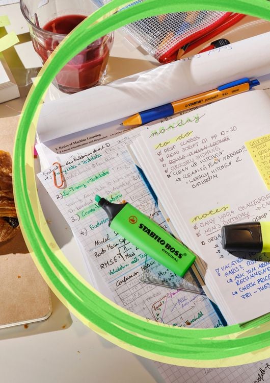 Produktbild: STABILO Textmarker -   BOSS ORIGINAL - 15er Tischset - 9 Leuchtfarben, 6 Pastellfarben