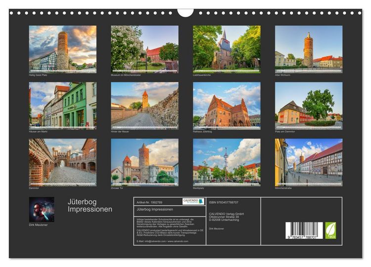 Produktbild: J&uuml;terbog Impressionen (Wandkalender 2026 DIN A3 quer), CALVENDO Monatskalender