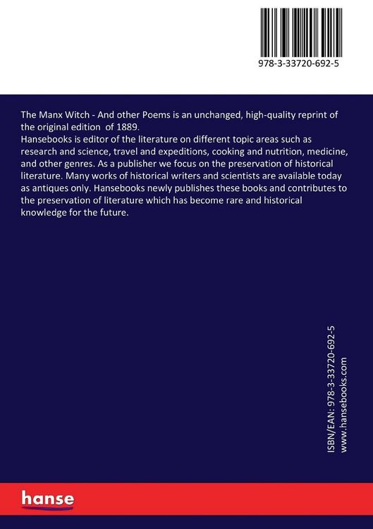 Produktbild: The Manx Witch