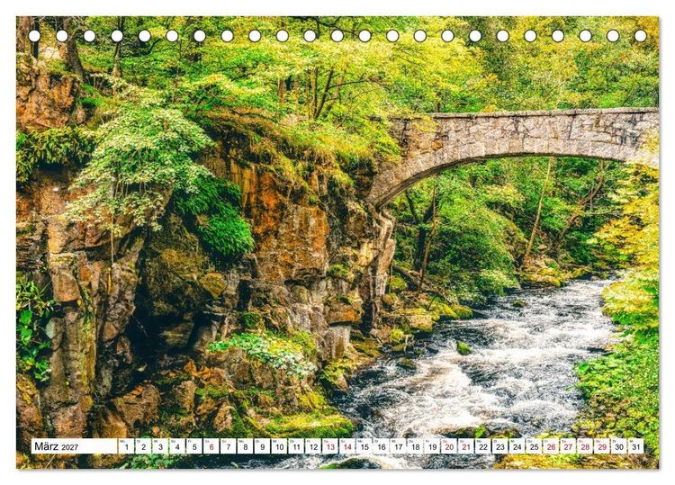 Produktbild: Nationalpark Harz - Mythen, Bergbau und Hexen (Tischkalender 2027 DIN A5 quer), CALVENDO Monatskalender