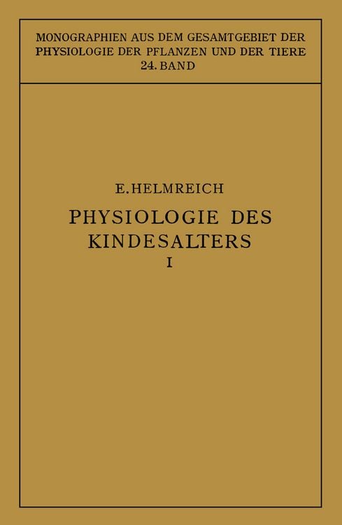 Produktbild: Physiologie des Kindesalters
