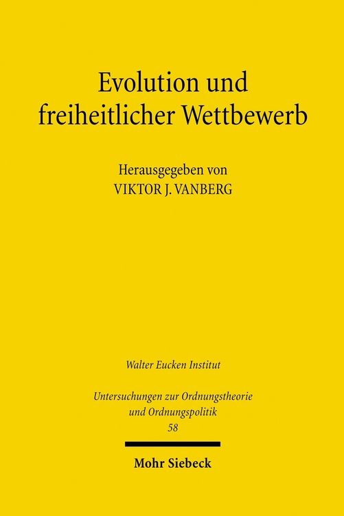 Produktbild: Evolution und freiheitlicher Wettbewerb
