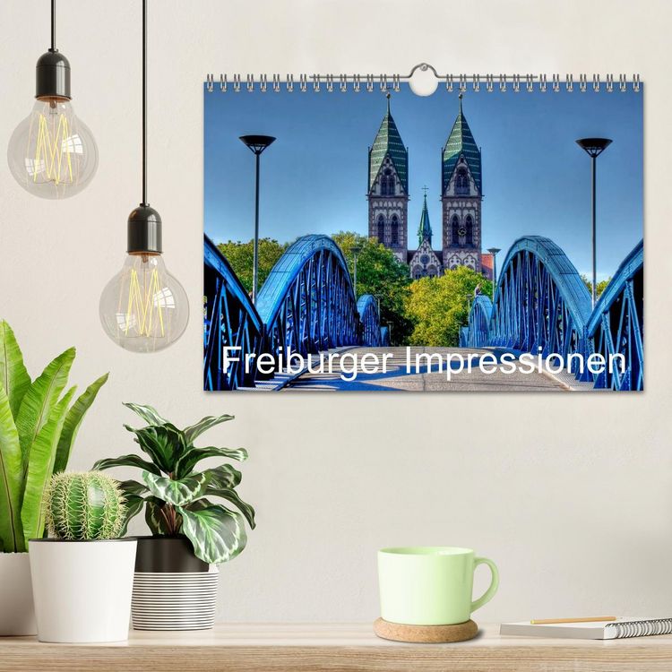 Produktbild: Freiburger Impressionen (Wandkalender 2026 DIN A4 quer), CALVENDO Monatskalender
