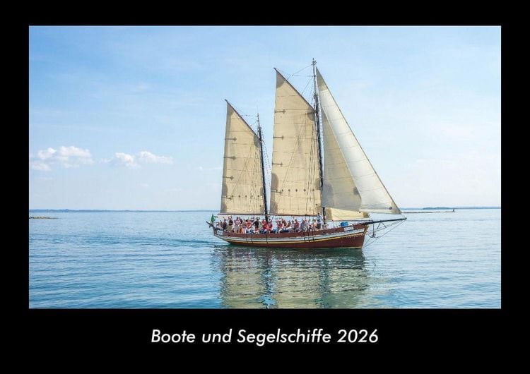 Produktbild: Boote und Segelschiffe 2026 Fotokalender DIN A3