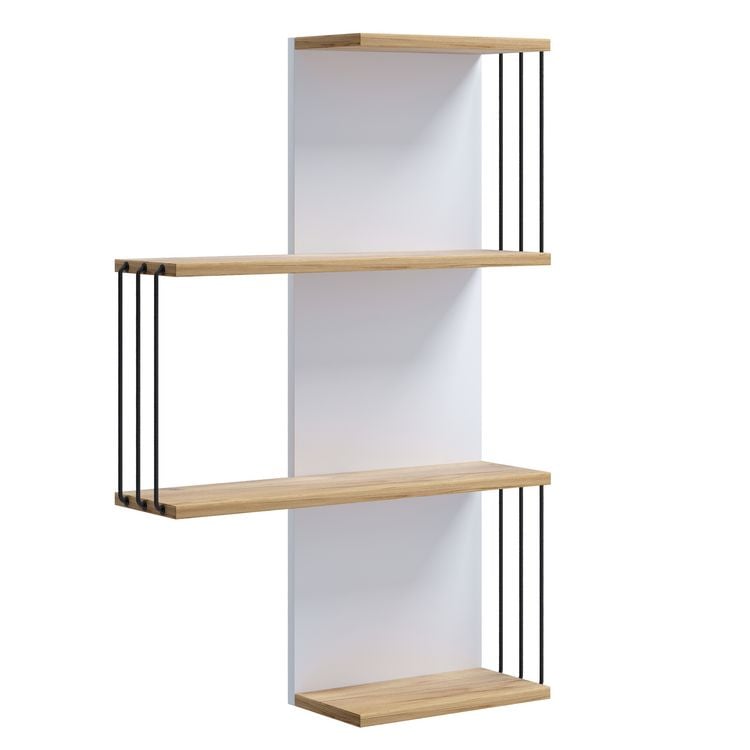 Produktbild: Holz Wandregal H&auml;ngeregal Regal Dolira L