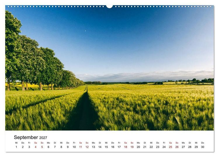 Produktbild: Schleswig-Holstein in 365 Farben (Wandkalender 2027 DIN A2 quer), CALVENDO Monatskalender