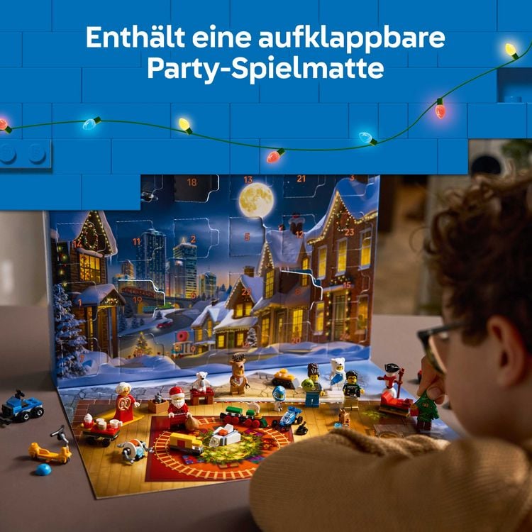 Produktbild: LEGO City 60475 Adventskalender 2025, Kinder Geschenk, Spielzeug ab 5