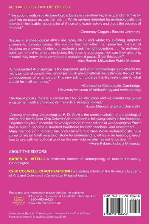 Produktbild: Archaeological Ethics