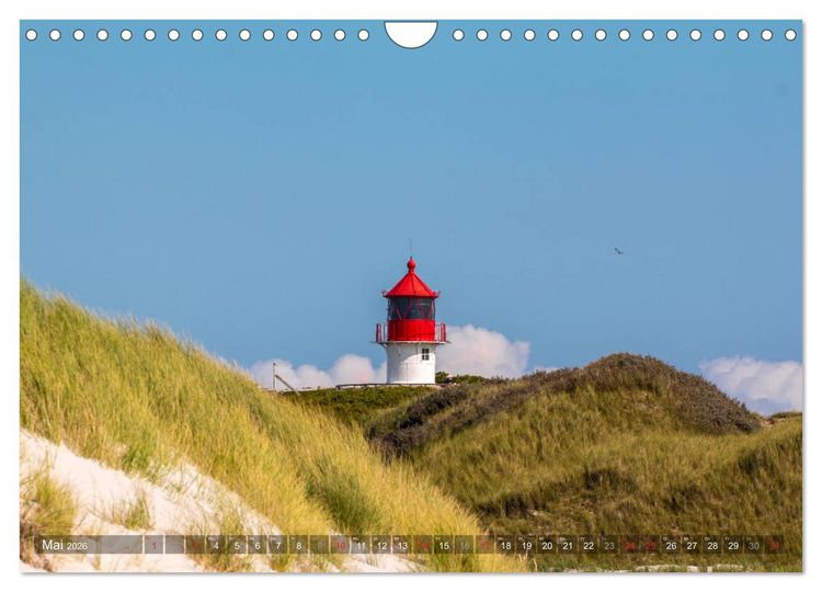 Produktbild: Amrum Insel am Wattenmeer (Wandkalender 2026 DIN A4 quer), CALVENDO Monatskalender