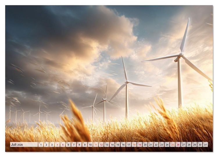 Produktbild: Windtr&auml;ume (hochwertiger Premium Wandkalender 2026 DIN A2 quer), Kunstdruck in Hochglanz