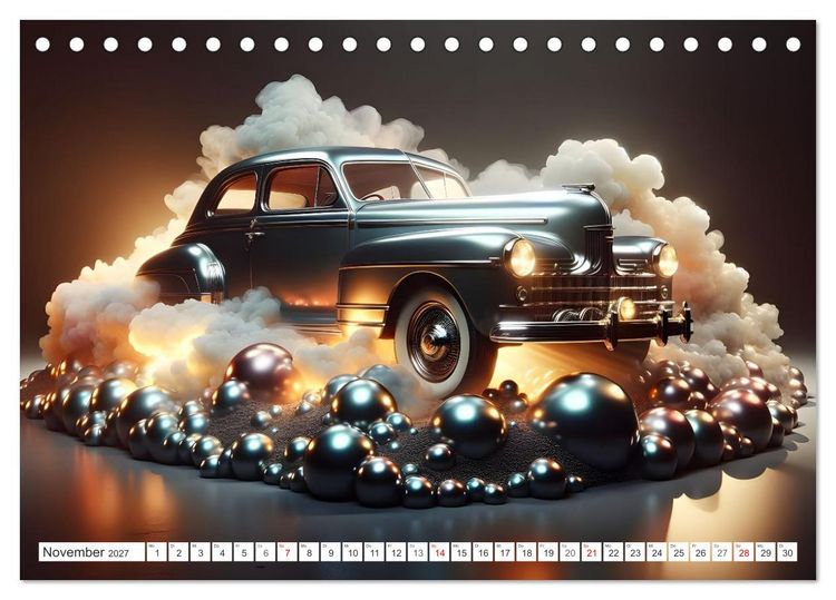 Produktbild: Magische Blechtr&auml;ume (Tischkalender 2027 DIN A5 quer), CALVENDO Monatskalender