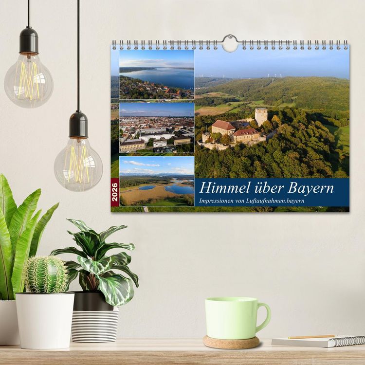 Produktbild: Himmel &uuml;ber Bayern (Wandkalender 2026 DIN A4 quer), CALVENDO Monatskalender