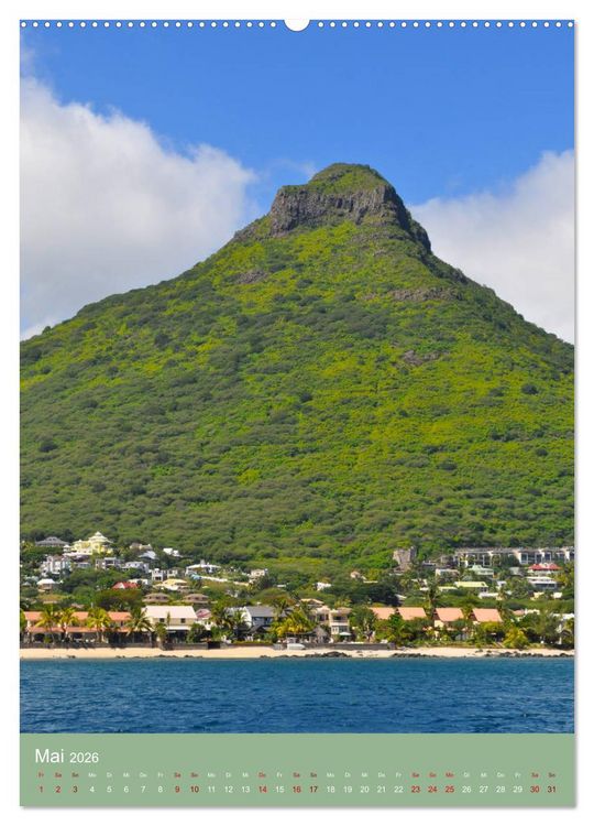 Produktbild: Erlebe mit mir das Inselparadies Mauritius (Wandkalender 2026 DIN A2 hoch), CALVENDO Monatskalender