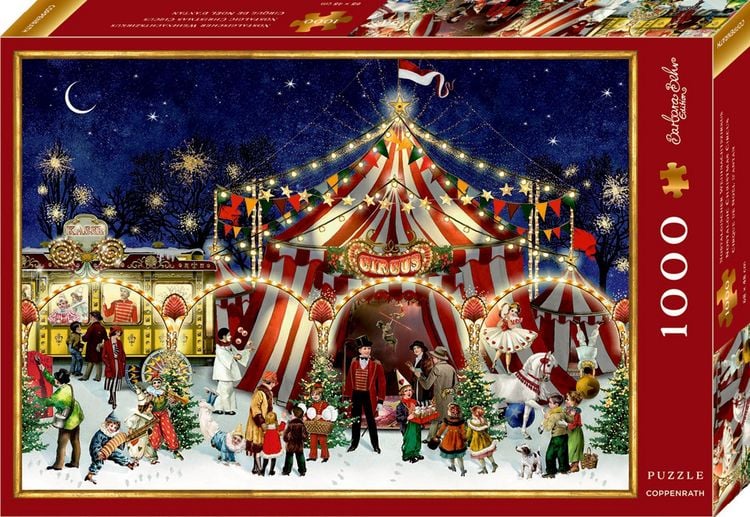 Produktbild: Puzzle - Nostalgischer Weihnachtszirkus (1000 T.) Behr