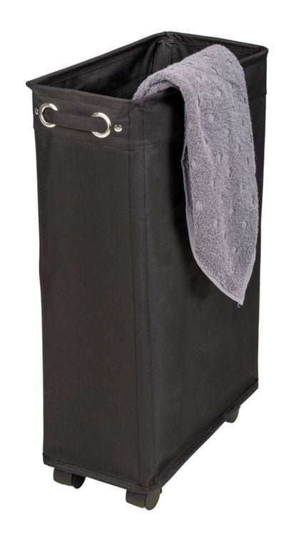 Produktbild: W&auml;schesammler Mod. Corno Schwarz, W&auml;schekorb, 43 l
