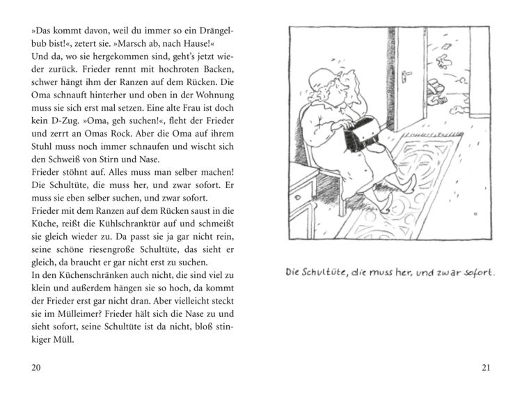 Produktbild: &raquo;Schule!&laquo;, schreit der Frieder, und die Oma, die kommt mit