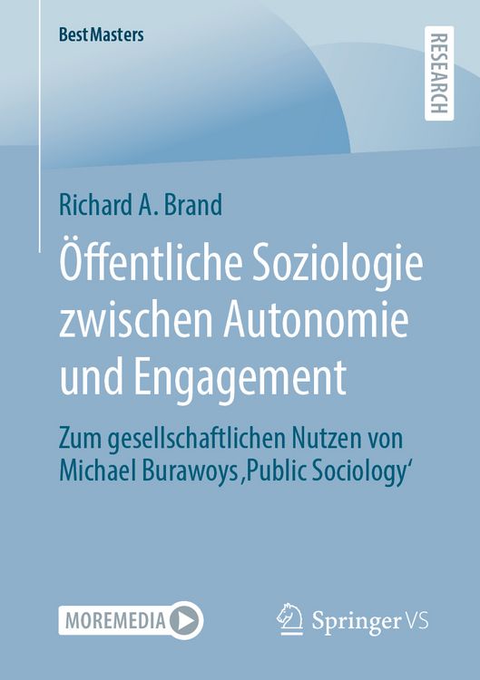 Produktbild: &Ouml;ffentliche Soziologie zwischen Autonomie und Engagement