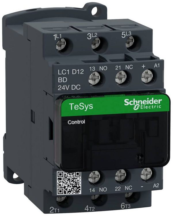 Produktbild: Schneider Electric LC1D12BD Sch&uuml;tz 1 Schlie&szlig;er, 1 &Ouml;ffner 1St.