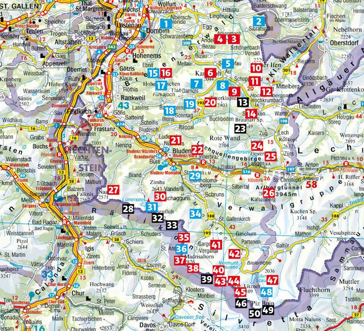 Produktbild: ROTHER Skitourenf&uuml;hrer Vorarlberg