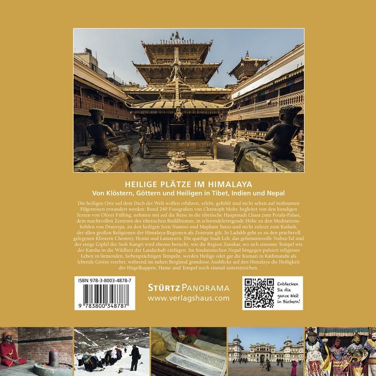 Produktbild: Heilige Pl&auml;tze im Himalaya - Von Kl&ouml;stern, G&ouml;ttern und Heiligen in Tibet, Indien und Nepal