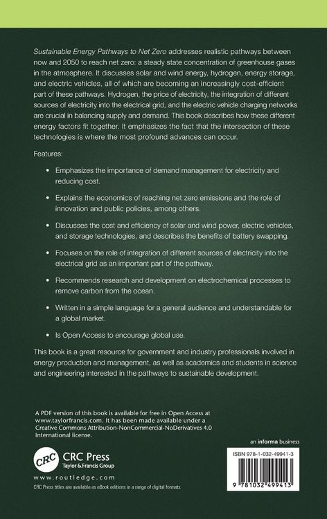 Produktbild: Sustainable Energy Pathways to Net Zero