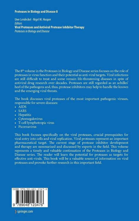 Produktbild: Viral Proteases and Antiviral Protease Inhibitor Therapy
