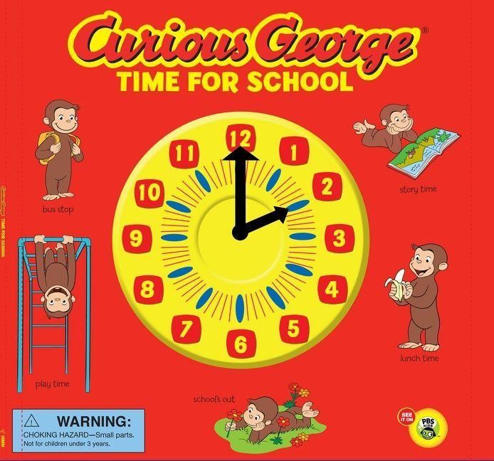Produktbild: Curious George: Time for School Lift-The-Flaps (Cgtv)