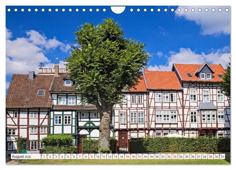 Produktbild: LEMGO - Weserrenaissance und Fachwerkromantik (Wandkalender 2026 DIN A4 quer), CALVENDO Monatskalender