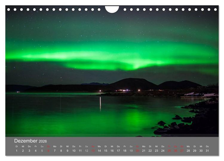 Produktbild: Island 2026 (Wandkalender 2026 DIN A4 quer), CALVENDO Monatskalender