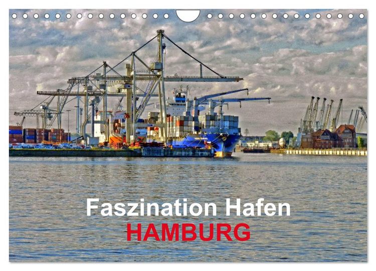 Produktbild: Faszination Hafen - Hamburg (Wandkalender 2026 DIN A4 quer), CALVENDO Monatskalender