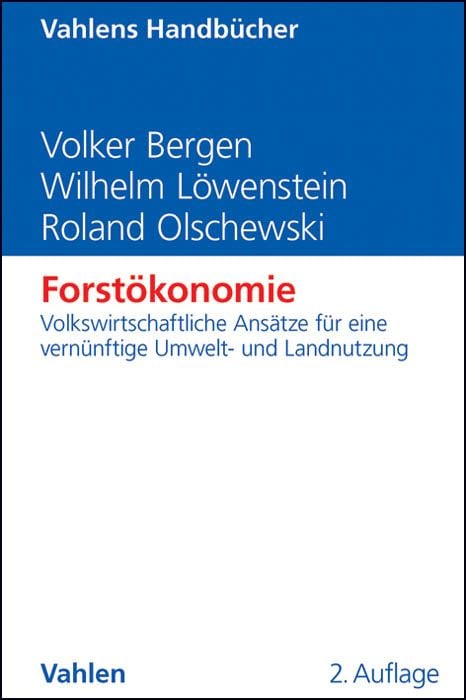 Produktbild: Forst&ouml;konomie