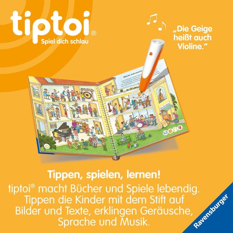 Tiptoi® Wieso? Weshalb? Warum? - Wir entdecken die Musik