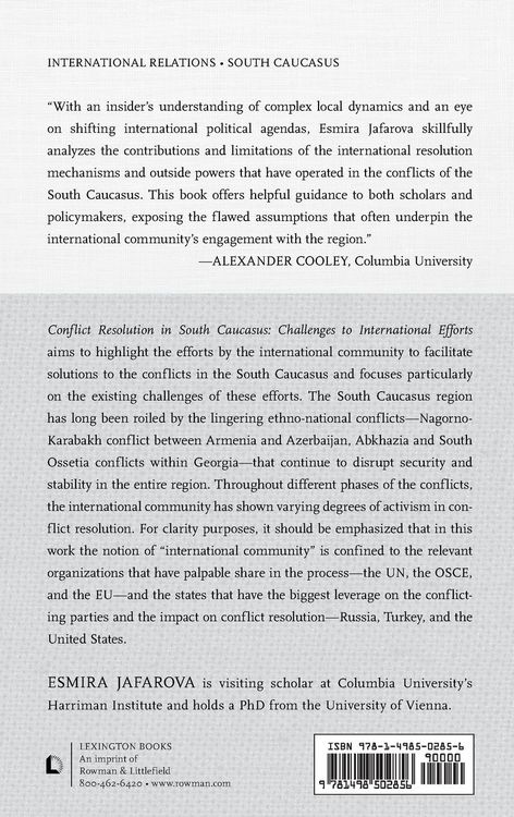 Produktbild: Conflict Resolution in South Caucasus