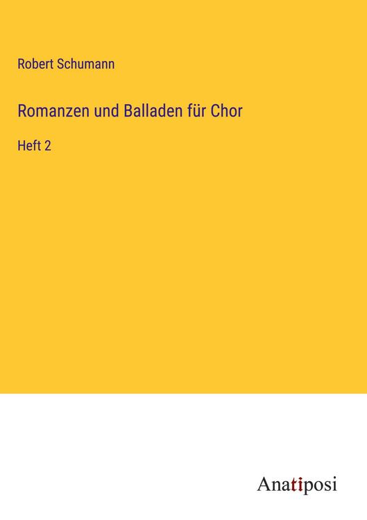 Produktbild: Romanzen und Balladen f&uuml;r Chor