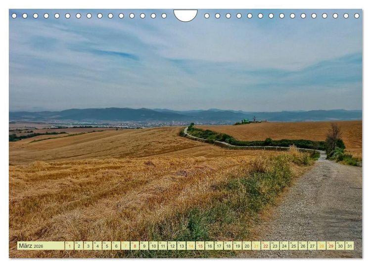 Produktbild: Jakobsweg - pilgern auf dem Camino de Santiago (Wandkalender 2026 DIN A4 quer), CALVENDO Monatskalender
