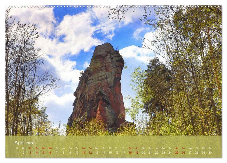 Produktbild: Wanderparadies S&uuml;dpfalz (hochwertiger Premium Wandkalender 2026 DIN A2 quer), Kunstdruck in Hochglanz