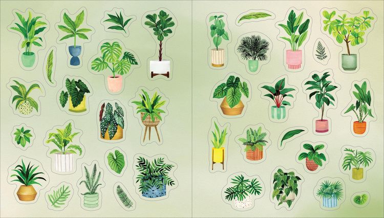 Produktbild: A Plant Lover's Sticker Book