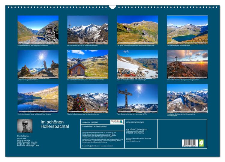 Produktbild: Im sch&ouml;nen Hollersbachtal (Wandkalender 2026 DIN A2 quer), CALVENDO Monatskalender