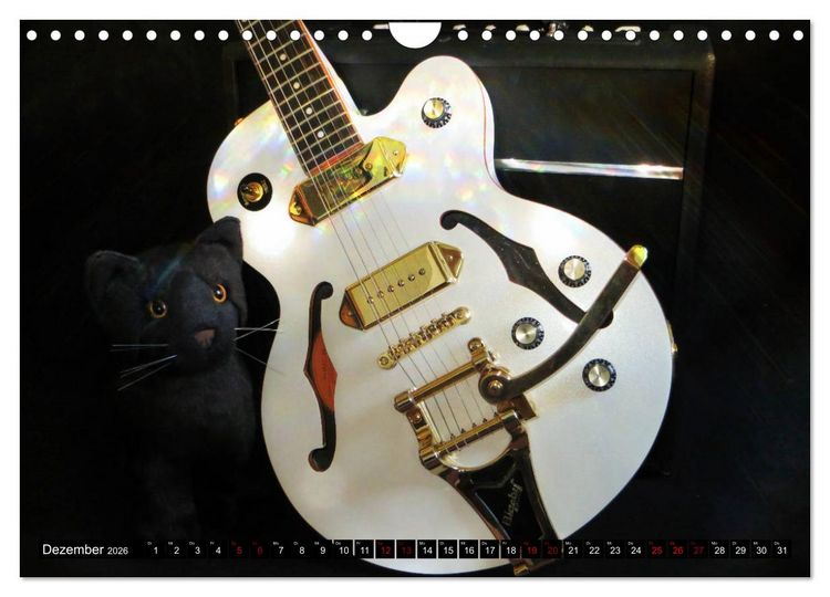 Produktbild: Gitarren und Amps - abgerockt (Wandkalender 2026 DIN A4 quer), CALVENDO Monatskalender